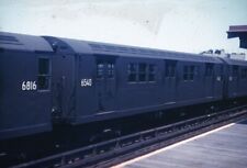 1950s NYCTS New York City Subway Railroad Train Original Photo Slide 17 picture