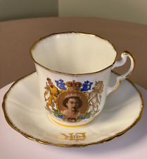Adderley Queen Elizabeth II 1953 Coronation Teacup and Saucer picture