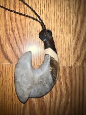 Handmade Hawaiian Hook And Leather Cord Necklace picture