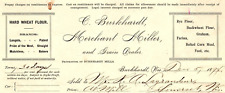 1894 BURKHARDT WISCONSIN C. BURKHARDT GRAIN DEALER BILLHEAD INVOICE Z643 picture