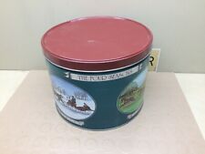 Vintage Tin The Four Seasons Large Round Metal w/ Lid picture