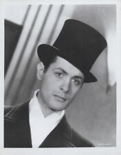 Robert Montgomery debonair portrait in top hat vintage 8x10 inch photo picture
