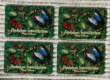 4 Vintage Playing Cards ~ Audubon Insectarium ~ New Orleans ~Butterflies/Insects picture