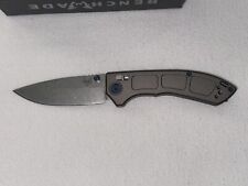 Benchmade 748 Narrows Axis Lock Knife Thin Titanium Handle M390 Stainless picture