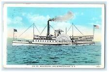 c1932 Str. Mt. Washington, Lake Winnepesaukee New Hampshire NH Vintage Postcard picture