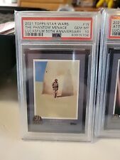 Topp Star Wars Lucasfilm 50th Anniversary PSA 10 Lot picture