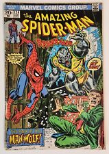 The Amazing Spider-Man #124 (1973, Marvel) FAIR LOW GRADE 1st App Man-Wolf picture
