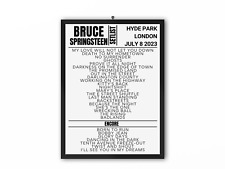 Bruce Springsteen Setlist Hyde Park London July 8 2023 picture