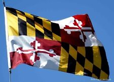MARYLAND STATE OF FLAG  NEW 3x5ft better quality usa seller picture