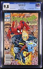 Spider-Man #18 Newsstand CGC 9.8 NM/M 1st App. Cyborg X. Ghost Rider Erik Larsen picture