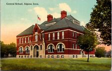 Postcard Central School in Algona, Iowa picture