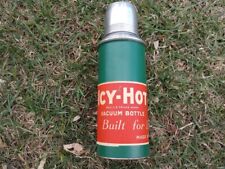 ---Vintage Icy-Hot vacuum bottle / thermos with paper label picture