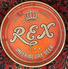 Vintage Fitger's REX Imperial Dry Beer Serving Tray Red & Gold Duluth MN 1948 picture