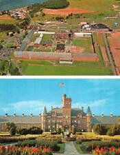 2~Postcards MI Michigan  MARQUETTE BRANCH PRISON & Penitentiary Grounds~Yard picture