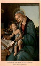 Botticelli, LA VERGINE COL FIGLIO, Museo Poldi Pezz Postcard picture