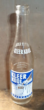 Kleer Kool Beverages  Soda Bottle 12oz 1940's Topeka, Kansas   picture