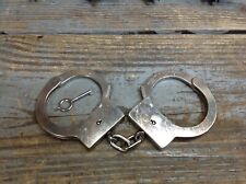 Vintage American Munitions Co Fond Du Lac Wisconsin Handcuffs With Key picture