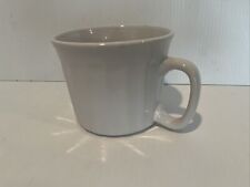 Royal Norfolk White Jumbo 20 oz Ribbed Soup Mug Handled Bowl Excellent Condition picture