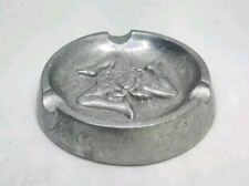 Vintage Sicily Ashtray 1944 Aluminum Ww2 Trench Art picture