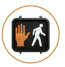New Pedestrain Signal Lighted Hand Walk, Don't Walk, Traffic Signal 12x12” picture