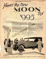 1924 Moon Touring Original auto ad by Fred Mizen - Extremely Rare image picture