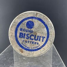 Vtg 9 Of 10 Nested Round Veritas Biscuit Cutters from 5/8