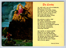Vintage Postcard Die Loreley German Heinrich Heine picture