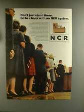 1967 NCR Computer Ad - Go To a Bank With NCR System picture