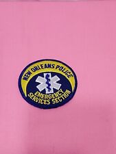 Vintage New Orleans Police Emergency Services Section Patches picture