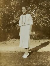 2N Photograph 1935 Pretty Woman Dress Fashion Style 1930's Lovely Lady  picture