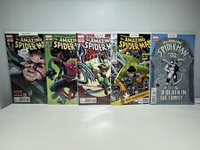 The Amazing Spider-Man #698 2nd Print. 699 1st Print. 700 2nd Print. 700 3rd&4th picture