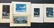 c1950 Hand Etched Christmas Cards In Hungarian Mailed To L.A. picture