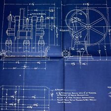 Vintage 1940’s Engineering Municipal Mechanical Industrial Blueprints 24x16” picture