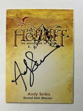 Andy Serkis Director The Hobbit Desolation of Smaug Autograph Card Auto CA4 picture