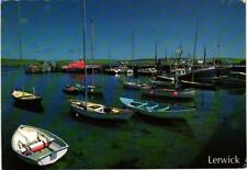 Small Boat Harbour Lerwick Scotland Postcard picture