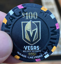 Las Vegas Golden Nights Rare $100 MIRAGE Numbered Casino Chi Stanley Cup Champs picture