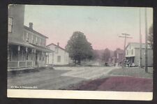 DEWITTVILLE NEW YORK NY DOWNTOWN MAIN STREET SCENE NY VINTAGE POSTCARD picture