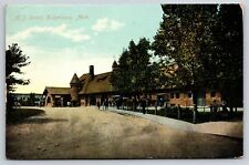 State View~Kalamazoo Michigan~M.C. Depot~Vintage Postcard picture
