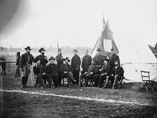 Union General Henry Prince and Staff at Culpeper - 8x10 Civil War Photo 1863 picture