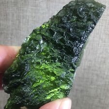 333.3Ct MOLDAVITE From Czech Republic From Meteorite Impact With Chips picture