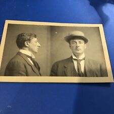 Antique Mugshot  Warren Leers Arrested As A Dishonest Cashier  Oct 5 1907 picture