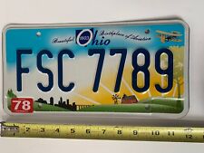 2009-13 Ohio License Plate #FSC 7789 Beautiful Ohio - Birthplace of Aviation picture