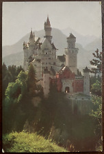 Postcard Neuschwanstein Castle Germany Vintage picture