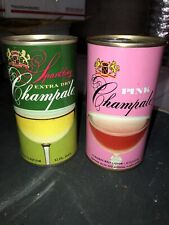 1970s CHAMPALE MALT LIQUOR CANS (2) SPARKLING EXTRA DRY & PINK (©1970 Trenton NJ picture