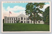 Postcard Stonewall Jackson Building Old Guard VMI Lexington Virginia picture