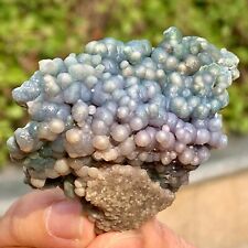 60G Beautiful Natural Purple Grape Agate Chalcedony Crystal Mineral Specimen picture