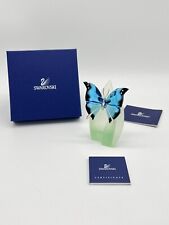Swarovski Paradise Bugs - Butterfly Ambur Turquoise - Mint In Box #622735 picture