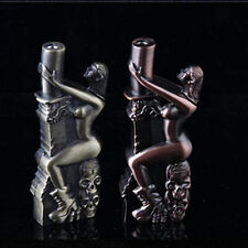 2Pcs Sexy Windproof Lighter Metal Jet Torch Gas Butane Refillable Lighter Gifts picture