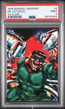 1994 Marvel Universe Flair Dr Octopus Card #9 Graded PSA 9 picture