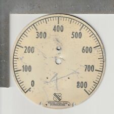 Salvage Aluminum Advertising gauge Ashcroft USA Welded Steel Tube Duragauge 1949 picture